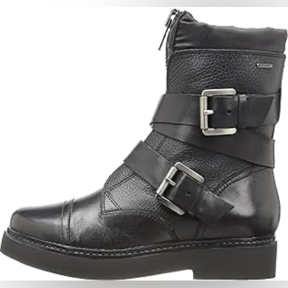 GEOX LEATHER MOTO BOOT